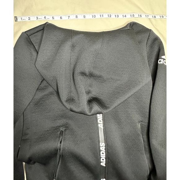 Women’s Adidas Zip-Up Jacket, Athletic, S, Black - Picture 5 of 16